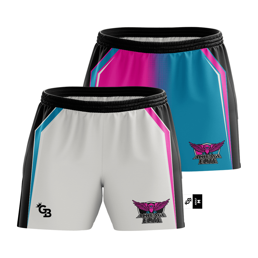 Custom Reversible 4" Girl's Flag Football Short